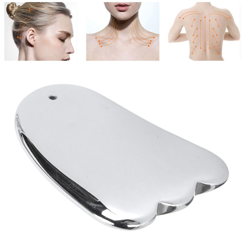 72x50x6mm Gesicht Terahertz Schabebrett Verbessern Sie die Hautelastizität Fördern Sie den Lymphabfluss Massage Gua Sha Werkzeug
