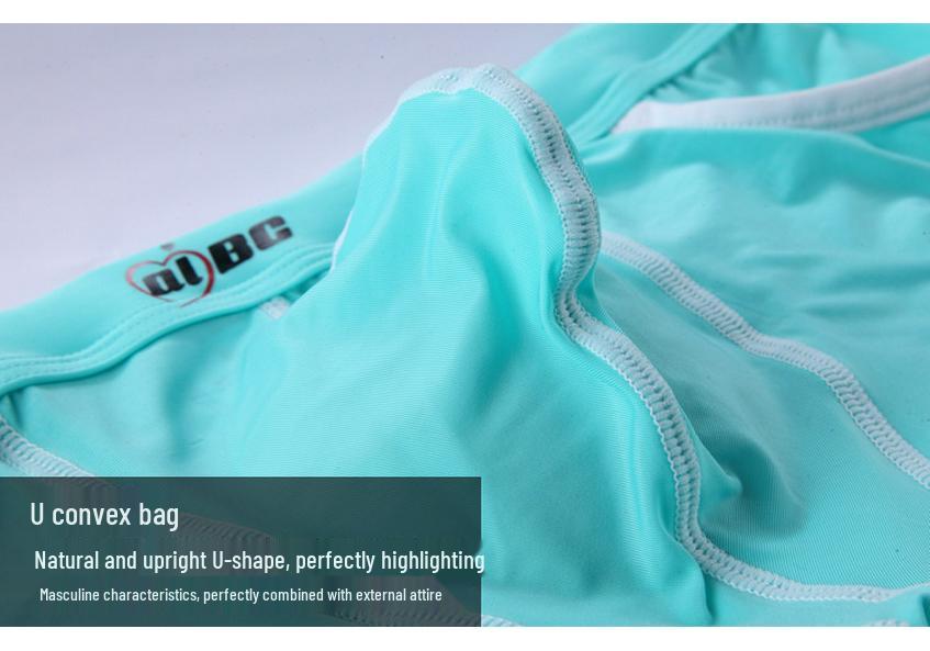 Genuine AIBC Summer Ice Silk Low Waist Breathable Men's Boxer Briefs 006PJ.