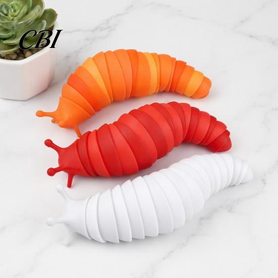 Kids Stress Relief Toy Sensory Slug Fidget Toys, Mini Toys for Adults & Party Favors, For Cute Autistic Children, Age 3+ Toddler Easter Basket