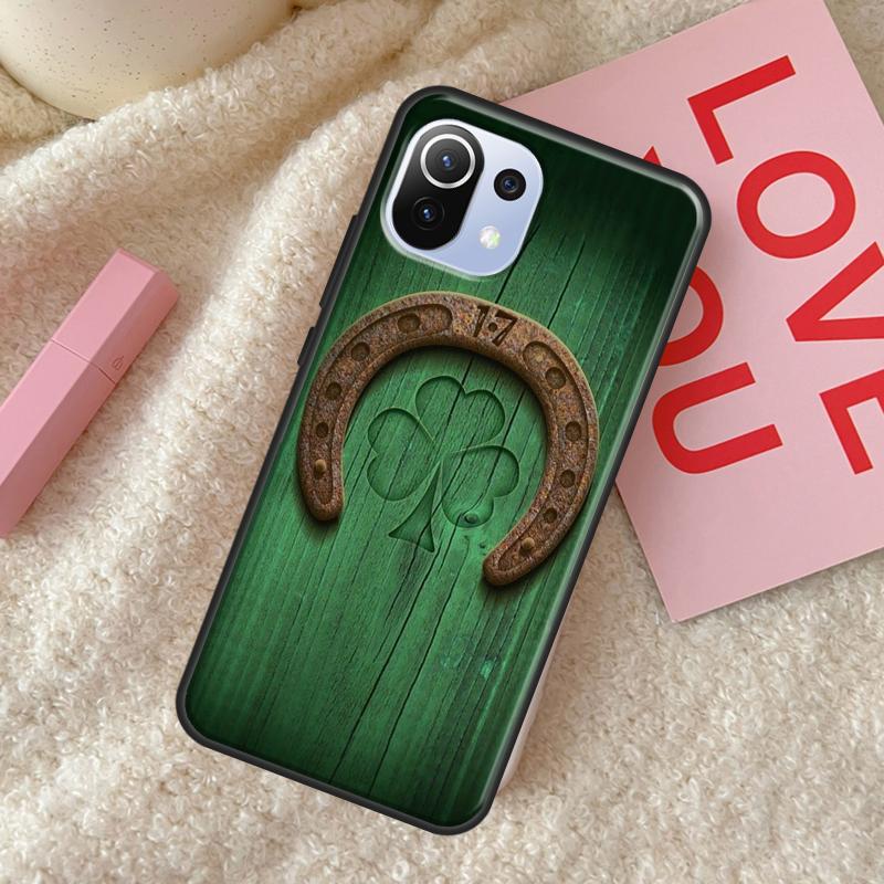 Ireland Shamrock Lucky Case For POCO X5 X3 X4 F5 Pro F3 F4 GT C40 M5s Phone Cover For Xiaomi 13 11T 12T Pro 12 Lite