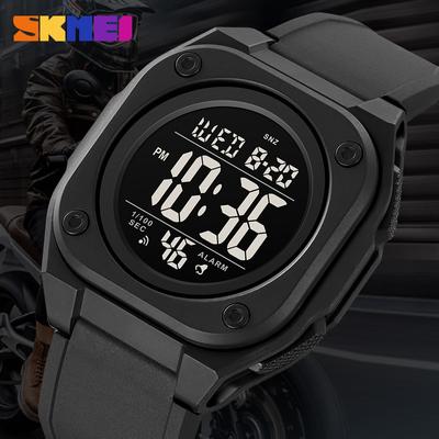 Moment Beauty Brand Watch 2160 Männliche und weibliche Studenten Quadratische multifunktionale Sport-Elektronikuhr Wasserdichte Uhr