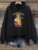Women'S Paradise Fruits Rio Pineapple Cocktail Print Hoodie Casual Loose Fit Pullover for Daily Wear Women'S Oversized Hoodie Casu