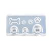 Assorted-Cavity Dog Casting Mould with Pet-Themed Motifs and Flexible Construction for Candle and Resin Craft Projects