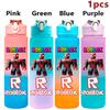 750ml Roblox Cartoon Large Capacity Gradient Color Straw Bottle Camping Drinking Tools Student Game Periphery Plastic Sports Cup