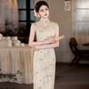 Guofeng new Chinese sleeveless long cheongsam improved young 1011 new women's high sense can be worn daily in summer
