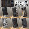 Vintage Synth Synthesizer Phone Case For iPhone 16 Pro Max 15 14 12 11 13 Pro Max Plus 12 13 Mini XR 16e Funda Silione Cover