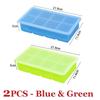 8 Grid Large Ice Cube Trays Silicone Easy-Release Flexible Ice Cube Molds with Lids Big Square Ice Tray for Whiskey and Cocktail