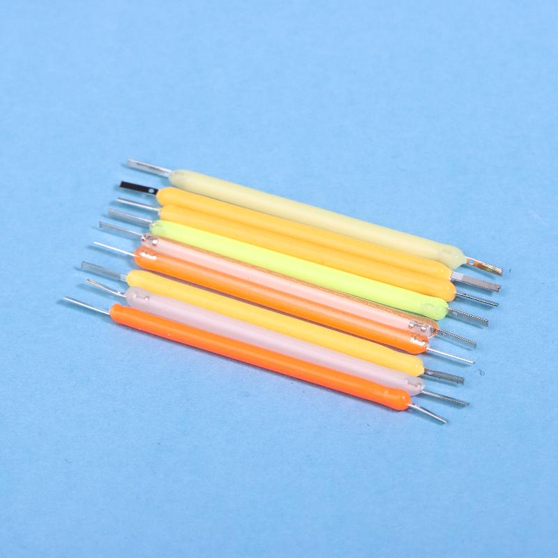 10pcs 38mm Edison Bulb LED Filament Lamp Parts 38mm DC3V LED Bead Incandescent Light Accessories Diode For Holiday Lighting DIY