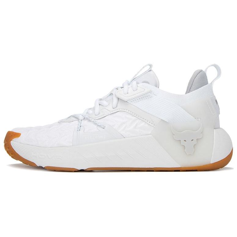 Under Armour Project Rock 6 White Gum Men Sneakers Halo-Grey 3026534-100
