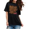 New Arrival Women's Retro Leopard Print Cotton T-shirt: Stylish & Comfortable