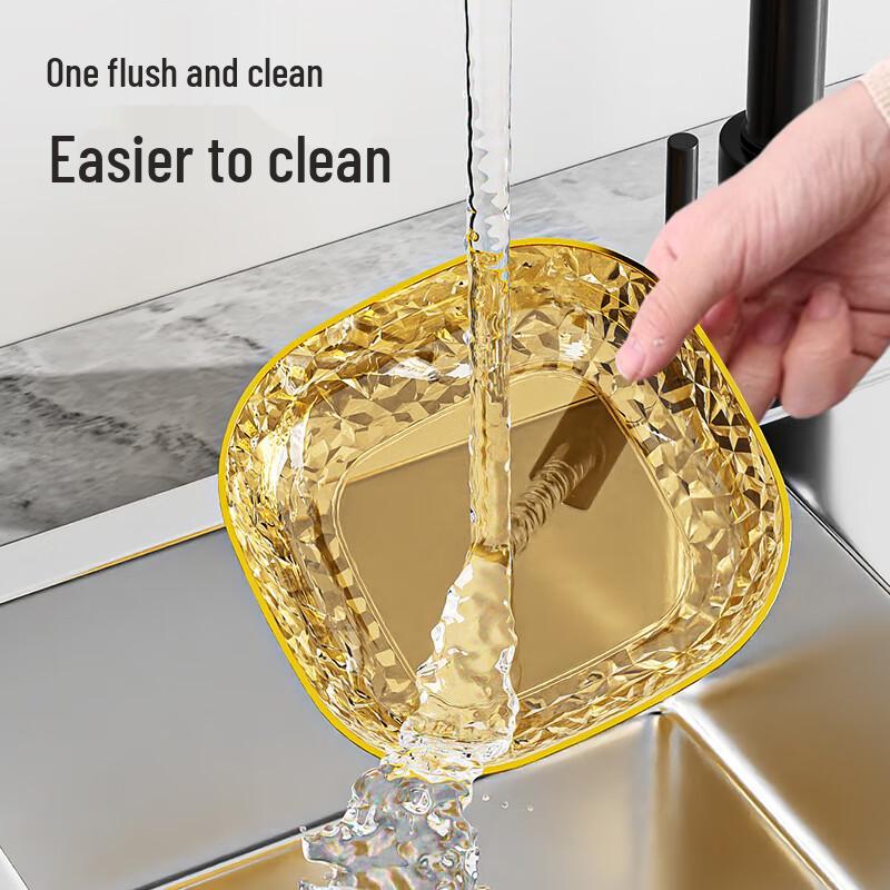 KANGMO Leichter Luxus Weiße 3-Fächer Knochenspucknäpfe, 8er-Pack