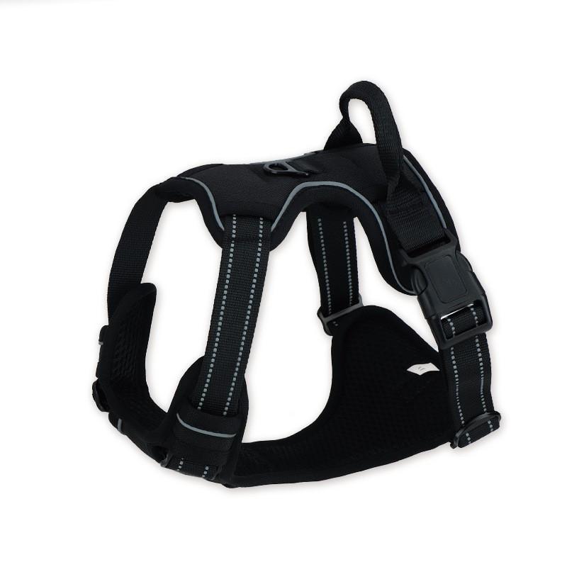 Adjustable Reflective Dog Harness Small Medium Large Breeds Walking Leash No Pull Chest Strap Golden Retriever Labrador