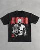 2026 Sommer UFC Demetrious Johnson Kampf Grafik T-Shirt Damen Sport Baumwolle Kurzarm Locker Freizeit Fitness Shirt Unisex