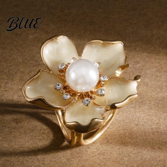 Elegant Scarf Holder Buckle Shirt Ring Clip Slide-on Flower Sun