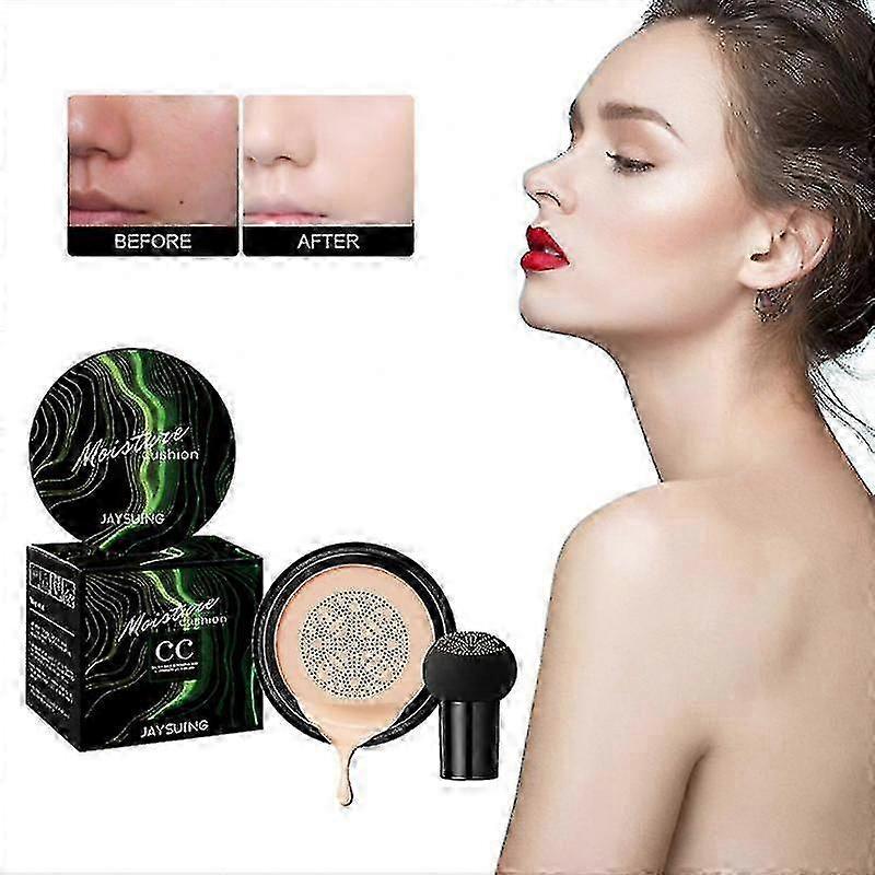 Jaysuing Mushroom Head Air Cushion Cc Cream Moisturizing Foundation Concealer Whitening