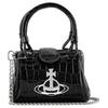 Borsa Piccola a Spalla/Crossbody Pamela Saturn Logo Chiusura con Fibbia Magnetica Borse Donna Nero 4201007402094N201