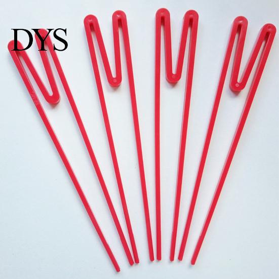 Food Chopsticks Toddler Chopstick Grade High Temperature Resistance Integrated Training Solid Color M Shape Learning Baby Accessories Finger