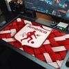 Arsenal F Großes Mauspad Große Gaming-Tischunterlage Rutschfest für Laptop Tablet Großes Mauspad XXL Matte Mini-PC-Spielmatte Mit verriegeltem Rand