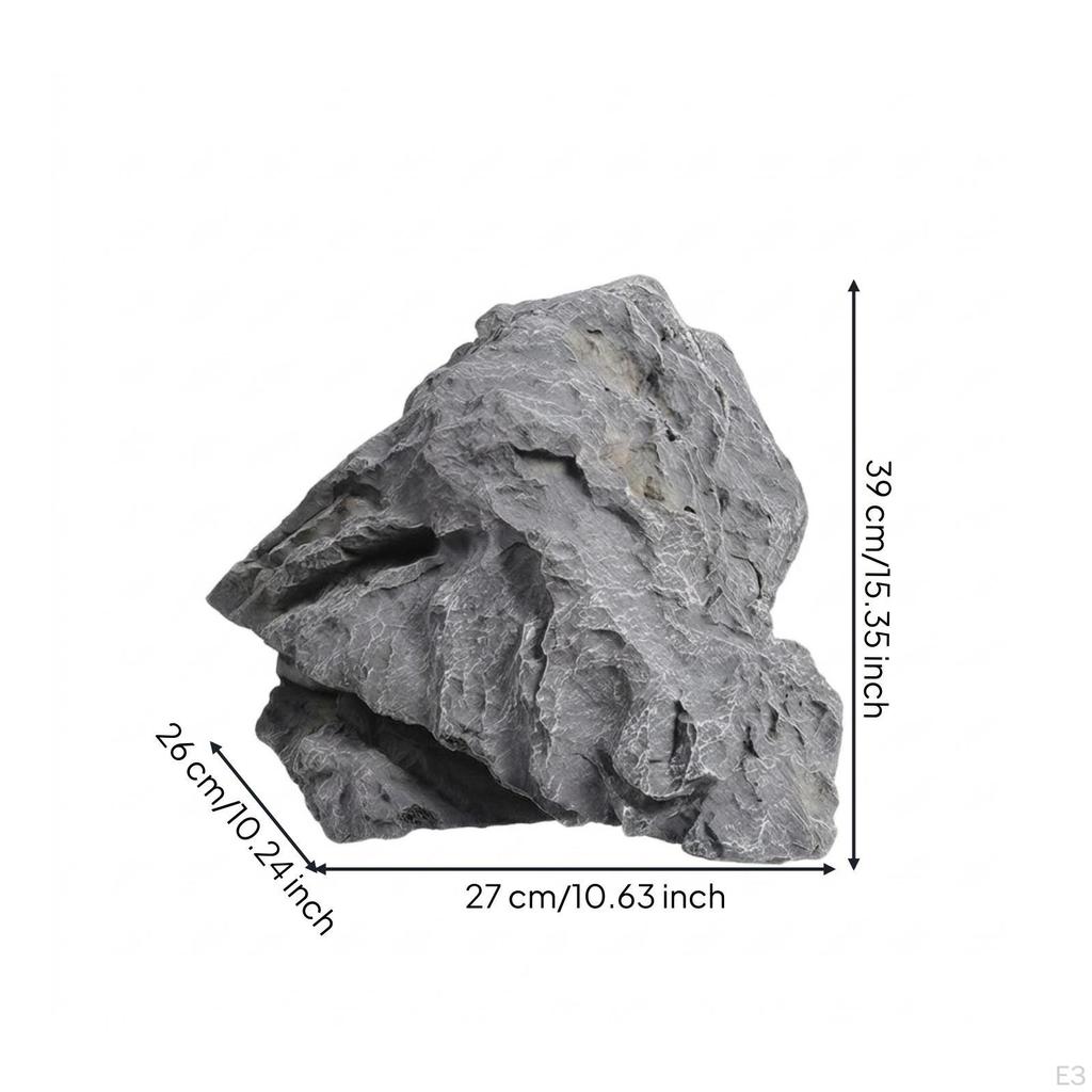 Artificial Rock AuthenticLooking Rugged Faux Boulder for Courtyard, Photography a