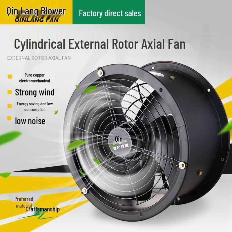 Shanghai Qianxin 220V/380V Low Noise Axial Kitchen Exhaust Fan