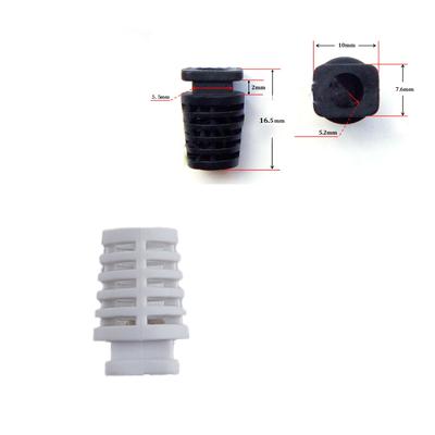 10 ks 4,6/5,2/6 mm konektor kabelové průchodky Gumový chránič botičky kabelu pro odlehčení tahu