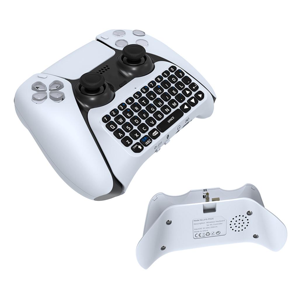 Czat głosowy 3,5 mm Bezprzewodowy Kontroler Klawiatura Gamepad Chat Pad do PS5 Dual Sense Głośnik