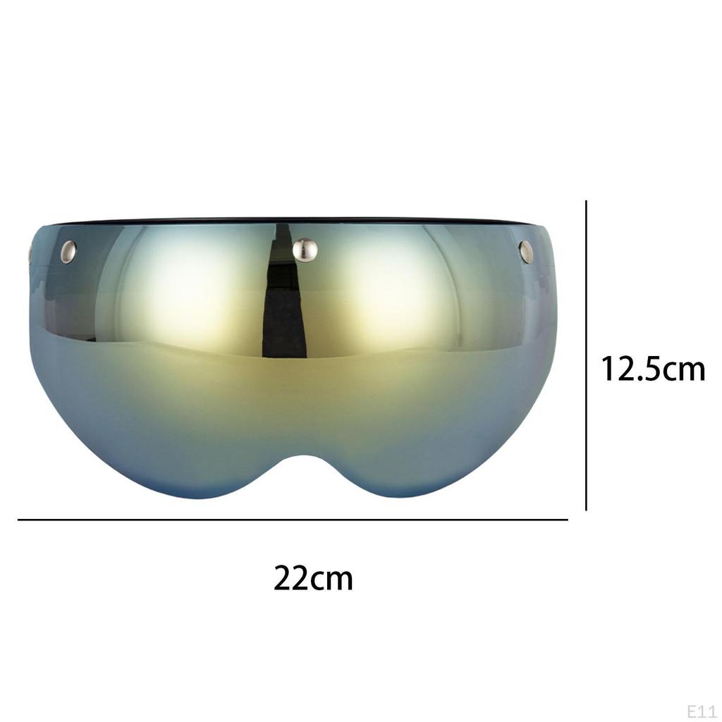 Helm Vizier Gezichtsschild Accessoire, Beschermend 3 Drukknopen Eenvoudige Installatie Reparatieonderdelen Omklapbaar