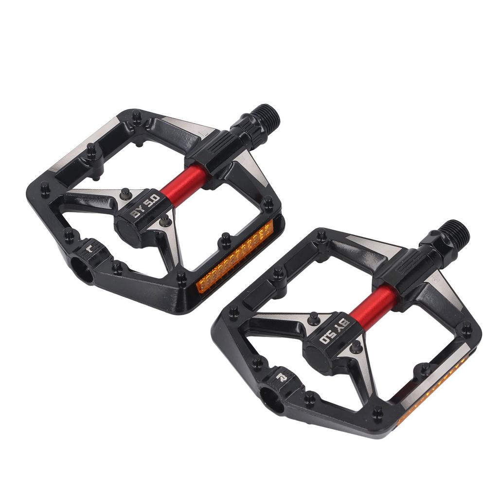 2Pcs Cycle Pedal Aluminum Alloy Dual Bearing Non Slip Reflective Pedal Replacement