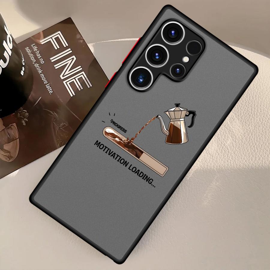 Progress Bar Phone Cover Case for Samsung Galaxy S22 S24 Plus S20 S21 Note 20 Ultra 10 S26 S25 S23 FE