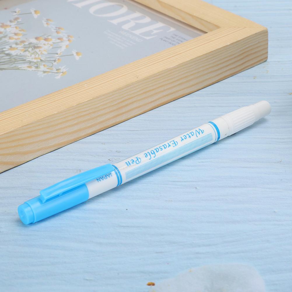 10pcs Double Head Water Erasable Pen Fabric Marker Tailoring Tool AccessoriesBlue