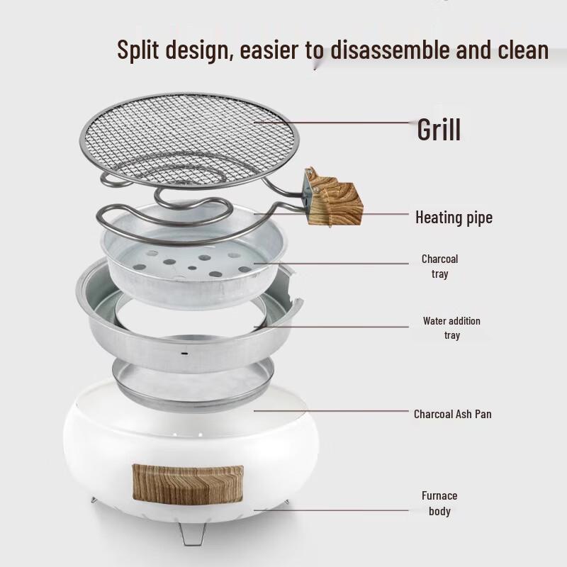 Chinese Style Electric & Charcoal BBQ Grill X410