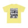 Yukio Mishima & Katze Grafikdruck Kurzarm Unisex Schwerer Baumwoll-Kunst-T-Shirt