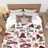 Christmas Gift Cookies Printed Blanket for Sofa Bed Travel Camping Living Room Office Conditioning Blanket for All Seasons Gifts