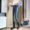 High-waisted Jeans Women's New Spring and Autumn Tight-fitting Slim-fitting Black Thin Small-footed Pencil Pants
