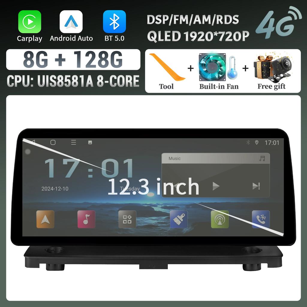 Car Radio Carplay panel Multimedia 4G GPS BT Android 14 Navigation Car Stereos For VOLVO XC90 2004-2013 12.3″ Screen Stereo
