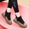 Daddy Shoes Women's Winter Women's Shoes Fleece Warm Large Cotton Shoes High Top Sneakers Versatile Casual Boots Flat Bottom