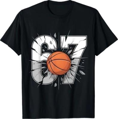 67 Basketball Six Seven 6 7 Meme 67 T-Shirt
