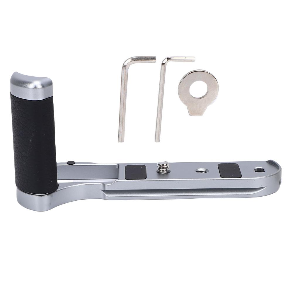 L Shape Grip Fit for XT50 Camera Aluminum Alloy Camera L Shape Hand Grip with Quick Release Plate Anti Slip Pad 1 4