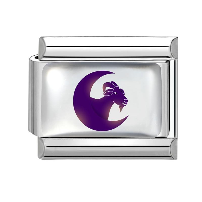 New Fashion Eid Al-Adha Series Sheep Cow Module Italian Links Charm Fit 9mm Stainless Steel Modular Bracelet Jewelry Making Gift
