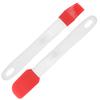 1 Set Silicone Oil Brush Spatula Kit, Non-Stick Baking Tools For Cake Cream Butter Mixing, Hanging Hole Design, Kitchen