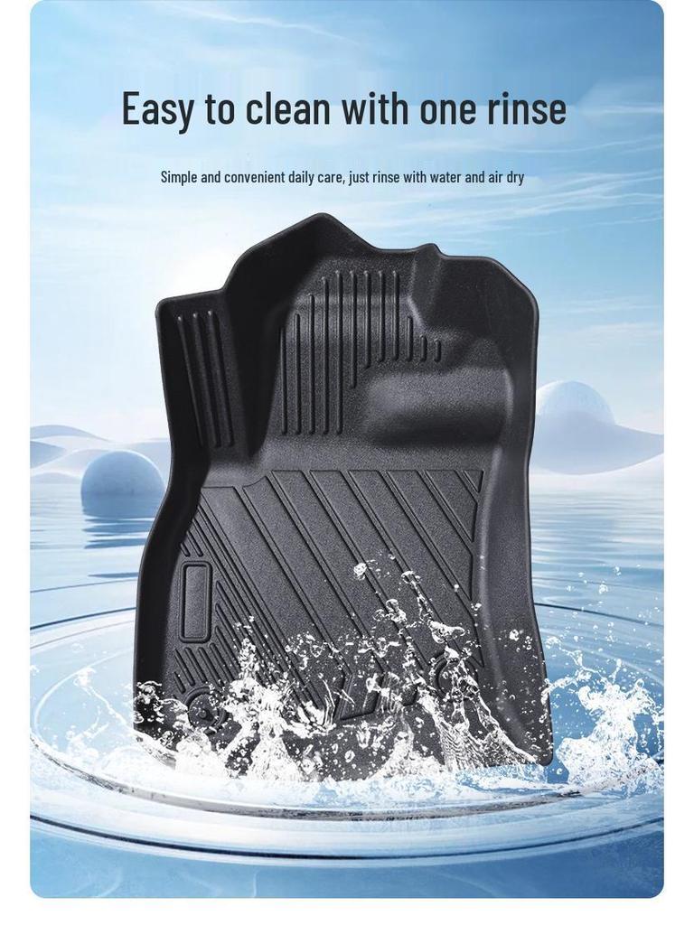 Durable, waterproof, eco-friendly, odorless, non-slip TPE floor mats for Bispeed T3/M3.