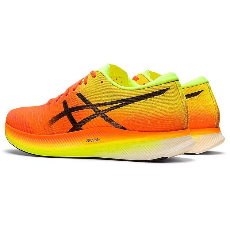 Asics Metaspeed Edge Comfortable Fashion Mesh Low-Top Carbon Plate Running Shoes Unisex Sneakers Yellow Black 1012B258-800
