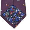 Paul Smith Tie Dog (8cm Wide) (Wine/Multicolor (PS85)) [Used]