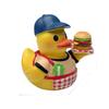 Hamburger Duck Figurine Resin Desktop Decor Party Gift Birthdays Holidays Home Office