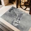 Juventus Celebration Moment Floor Mat Design for Kitchen Decorate Room Dormitory Study Room Anti-slip Rug Office Home Decor Wedding Party Gift