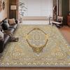 Bohemia Golden Deluxe Living Room Rugs Decoration Bedroom Anti Slip Floor Mats Large Area Carpet Lounge Rug Persian Mat Washable