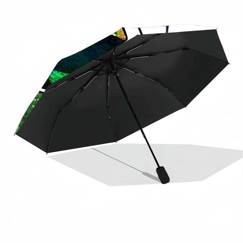 Celtics Logo Umbrella 8-Frame for Travel, Camping, Casual Lightweight Portable Umbrella, Essential for Every Family Holidays Gift