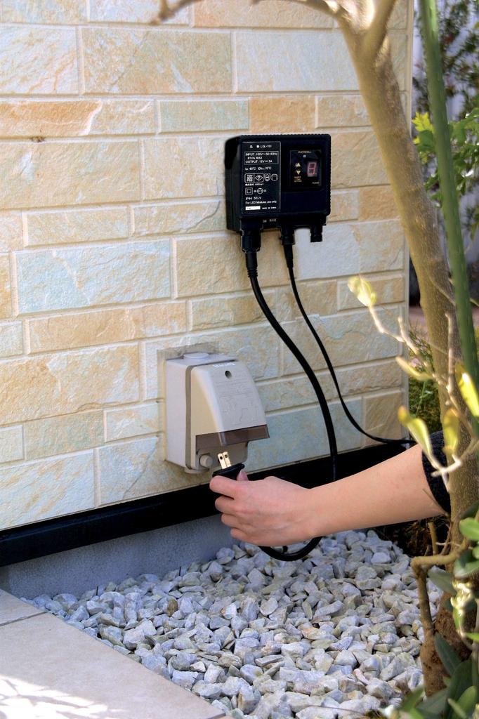 Takasho Light Accessory, Low-Voltage, Dedicated Controller, 36W, Black, Outdoor, Indirect Lighting, Waterproof, Resin, LGL-T01