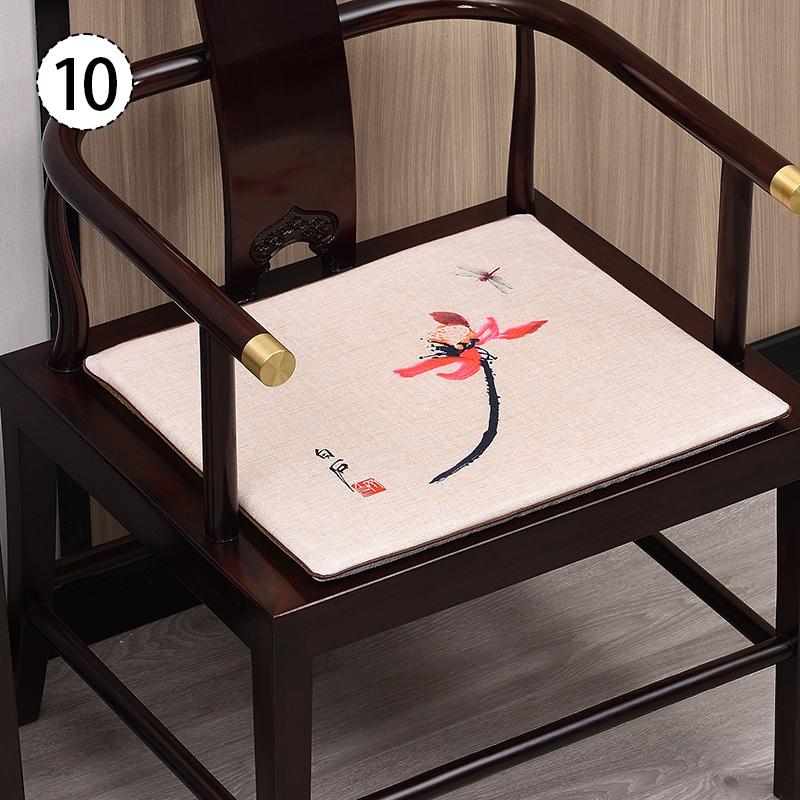 Chinese Style Chair Cushion Mahogany Sofa Stool Seat Pad Dining Chair Tatami Living Room Armchair Cushion Zen Meditation Mat