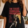 Texaský masakr motorovou pilou Leatherface Hororový Film Tričko Vintage Slasher Grafické Tričko Retro Hororový Film Pánské a Dámské Tričko